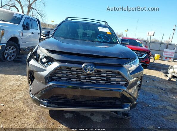 4T3E6RFVXMU010659 2021 TOYOTA RAV4 HYBRID Gray Instrument cluster view