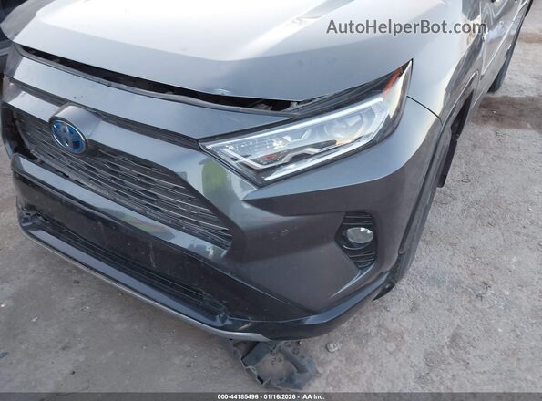 4T3E6RFVXMU010659 2021 TOYOTA RAV4 HYBRID Gray Front view