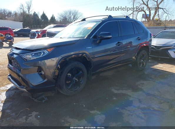 4T3E6RFVXMU010659 2021 TOYOTA RAV4 HYBRID Gray Front left