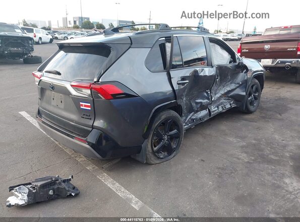 4T3EWRFV4LU007626 2020 TOYOTA RAV4 HYBRID Gray Задня права чверть