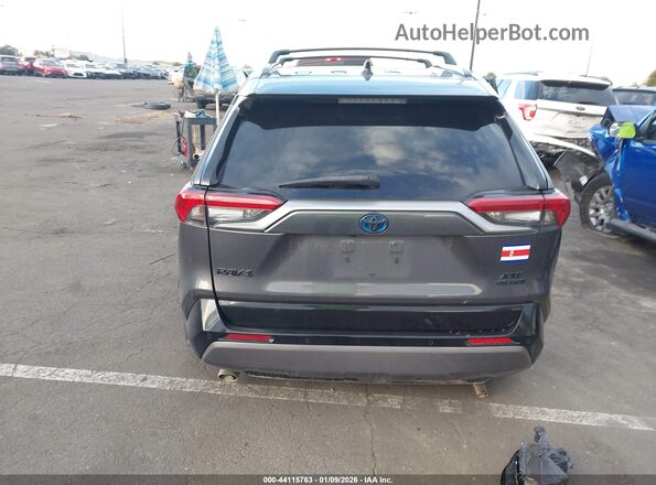 4T3EWRFV4LU007626 2020 TOYOTA RAV4 HYBRID Gray 