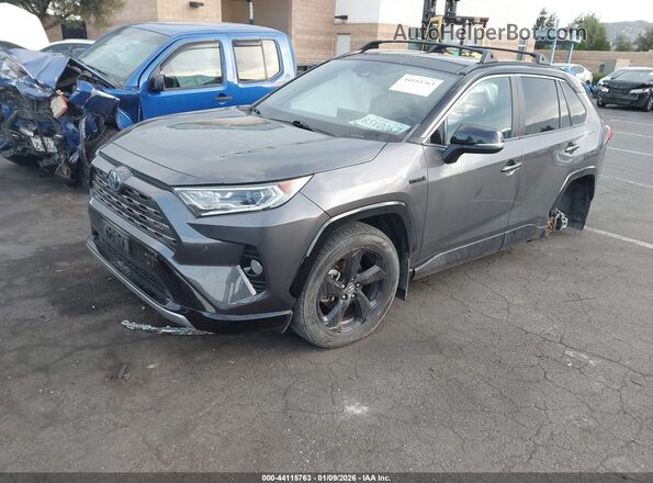4T3EWRFV4LU007626 2020 TOYOTA RAV4 HYBRID Gray Передня ліва чверть