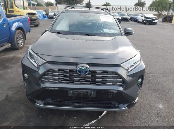 4T3EWRFV4LU007626 2020 TOYOTA RAV4 HYBRID Gray Вид щитка приладів