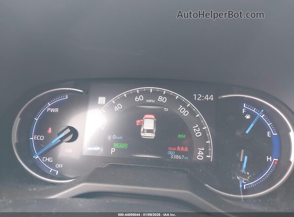 4T3T6RFV0PU109230 2023 TOYOTA RAV4 HYBRID White Widok tylnych siedzeń