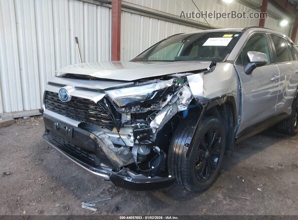 4T3T6RFV2NU079127 2022 TOYOTA RAV4 HYBRID Silver Դիմացի տեսք