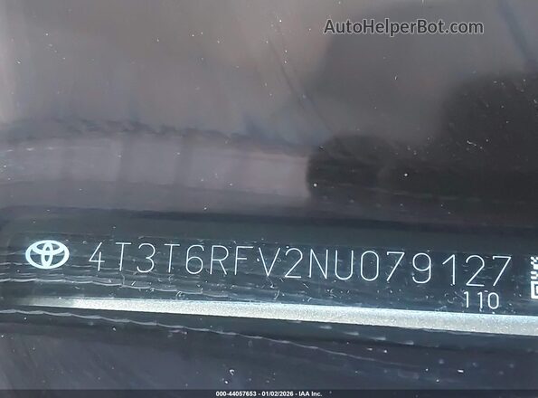 4T3T6RFV2NU079127 2022 TOYOTA RAV4 HYBRID Silver Շարժիչի բաժամունքի տեսք