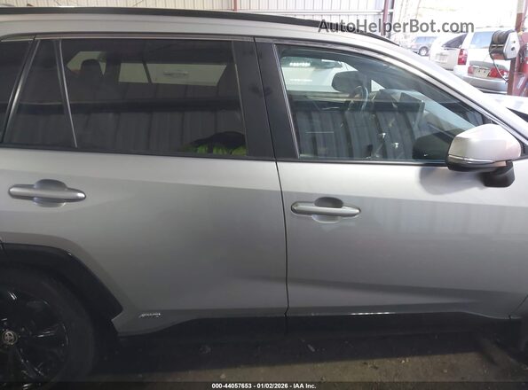 4T3T6RFV2NU079127 2022 TOYOTA RAV4 HYBRID Silver Սալոնի հետևի տեսք