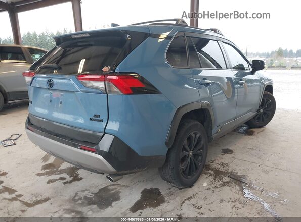 4T3T6RFV3NU081260 2022 TOYOTA RAV4 HYBRID Blue Հետևի աջ