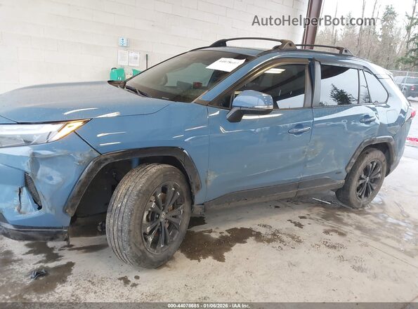 4T3T6RFV3NU081260 2022 TOYOTA RAV4 HYBRID Blue Դիմացի տեսք