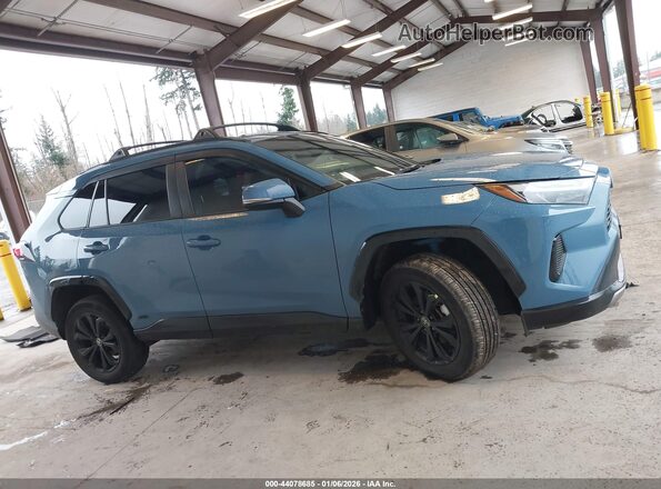 4T3T6RFV3NU081260 2022 TOYOTA RAV4 HYBRID Blue Սալոնի հետևի տեսք