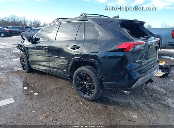 4T3T6RFV3NU087611 2022 TOYOTA RAV4 HYBRID Black Задня ліва чверть