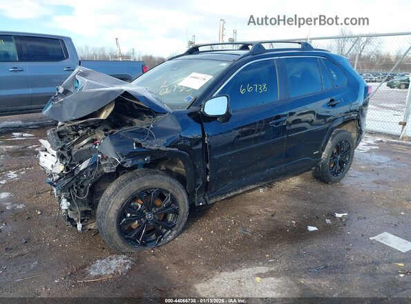 4T3T6RFV3NU087611 2022 TOYOTA RAV4 HYBRID Black Передня ліва чверть