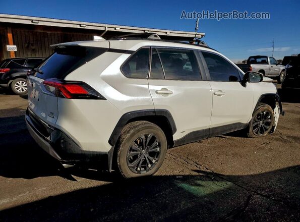 4T3T6RFV7NU078815 2022 TOYOTA RAV4 White Trasero derecho