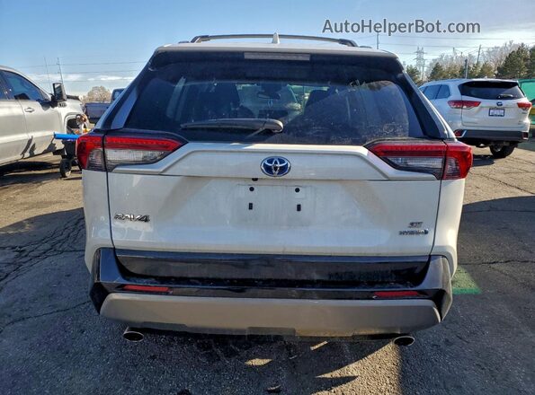 4T3T6RFV7NU078815 2022 TOYOTA RAV4 White Vista trasera