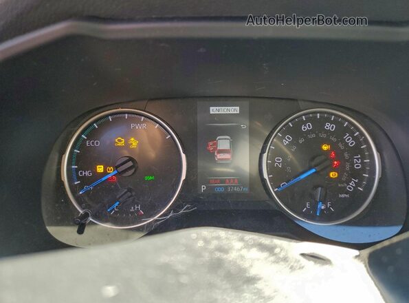 4T3T6RFV7NU078815 2022 TOYOTA RAV4 White Vista del cuadro de instrumentos