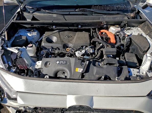4T3T6RFV7NU078815 2022 TOYOTA RAV4 White Vista del compartimento del motor