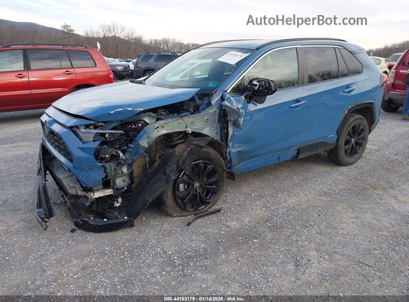4T3T6RFV9RU149910 2024 TOYOTA RAV4 HYBRID Blue Front left
