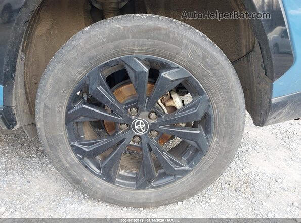4T3T6RFV9RU149910 2024 TOYOTA RAV4 HYBRID Blue Instrument cluster view