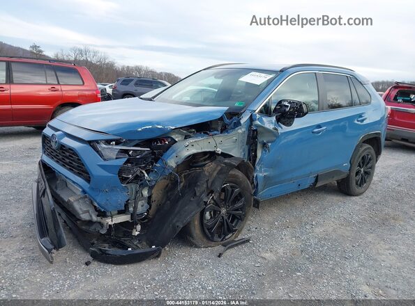 4T3T6RFV9RU149910 2024 TOYOTA RAV4 HYBRID Blue Front view