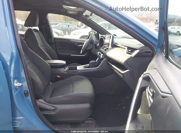 4T3T6RFV9RU149910 2024 TOYOTA RAV4 HYBRID Blue Front interior view