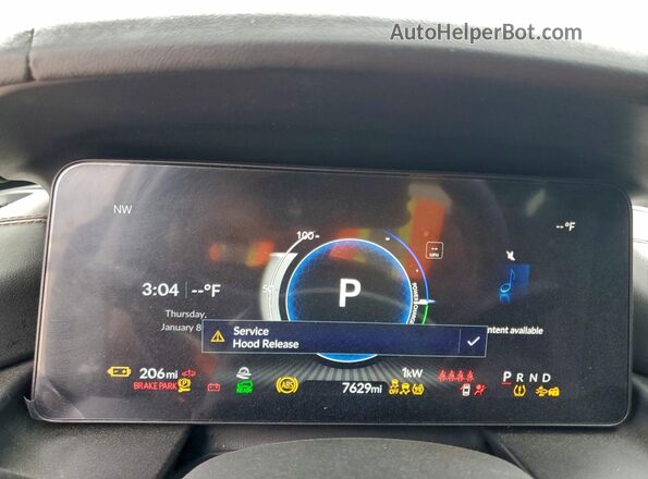 4W5KHNRL5RZ505880 2024 ACURA ZDX Gray Вид щитка приладів