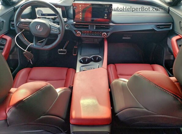 4W5XHPRL5RZ509218 2024 ACURA ZDX Silver Dashboard view