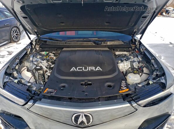 4W5XHPRL5RZ509218 2024 ACURA ZDX Silver Rear interior view