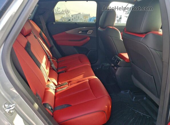 4W5XHPRL5RZ509218 2024 ACURA ZDX Silver Rear seats view