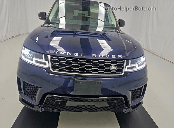 SALWR2RU8KA862566 2019 LAND ROVER RANGE ROVER Blue VIN sticker view
