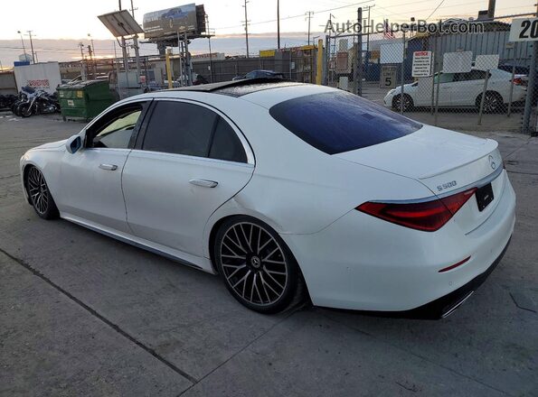 W1K6G6DB4NA105720 2022 MERCEDES-BENZ S White 