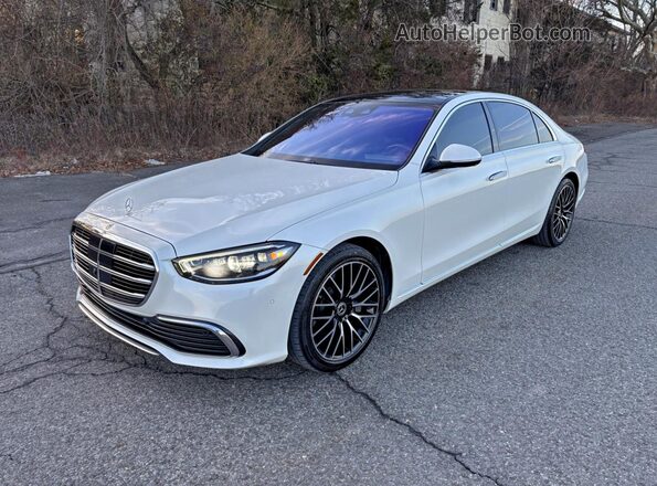W1K6G7GB3NA078446 2022 MERCEDES-BENZ S Белый Задняя правая четверть
