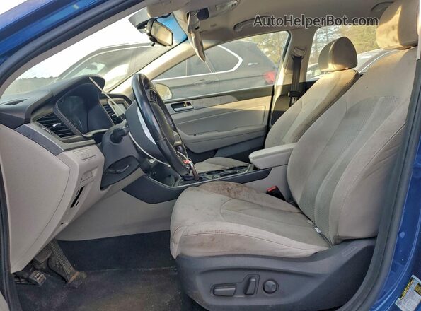 5NPE34AF8JH719475 2018 HYUNDAI SONATA Blue 