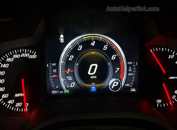 1G1Y52D97K5802374 2019 CHEVROLET CORVETTE Blue 