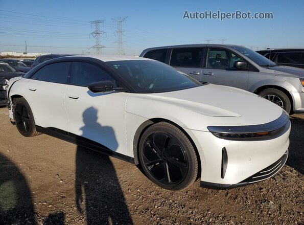 50EA1GBAXSA008485 2025 LUCID AIR White Front right