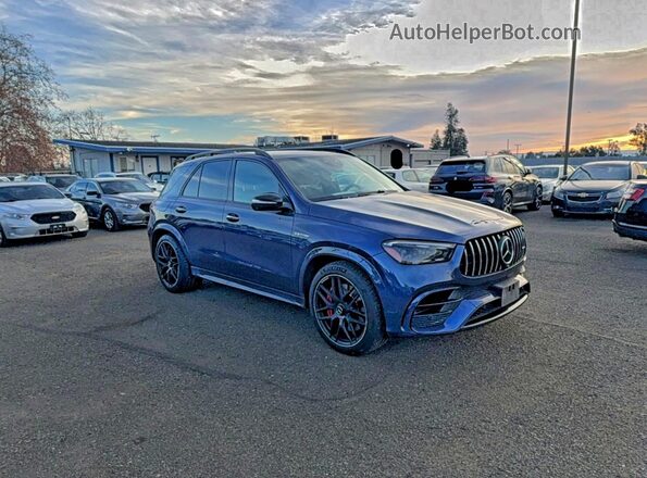 4JGFB8KB7RB116116 2024 MERCEDES-BENZ GLE-CLASS Синий Задняя левая четверть