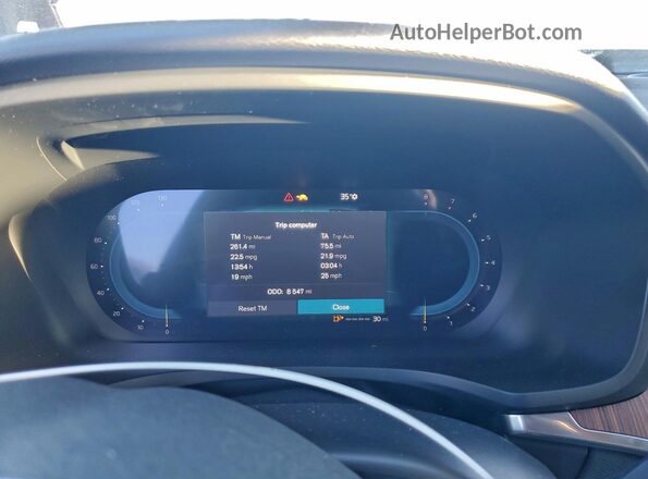 YV4L12WK2S2150095 2025 VOLVO V60 Синий Вид щитка приборов
