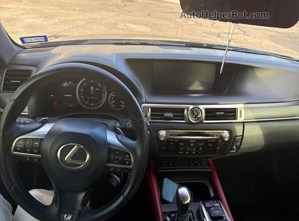 JTHBZ1BL5KA018064 2019 LEXUS GS Gray Հետևի նստատեղերի տեսք