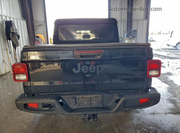 1C6JJTAG4LL120571 2020 JEEP GLADIATOR Black Вид салону спереду