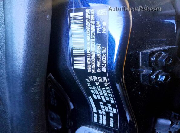ZN661XUA2KX323641 2019 MASERATI LEVANTE Blue Vista interior de 360 grados