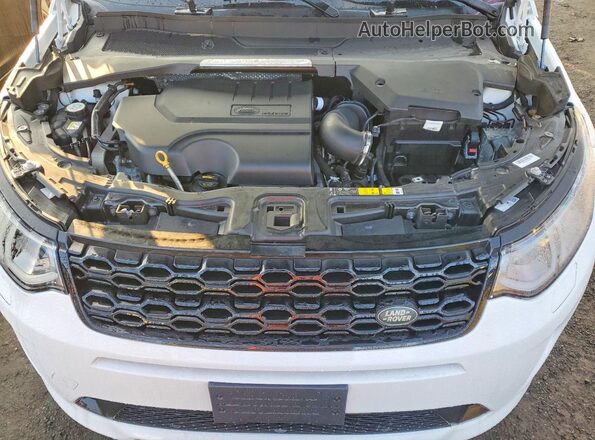 SALCT2FXXLH841763 2020 LAND ROVER DISCOVERY White Вид підкапотного простору