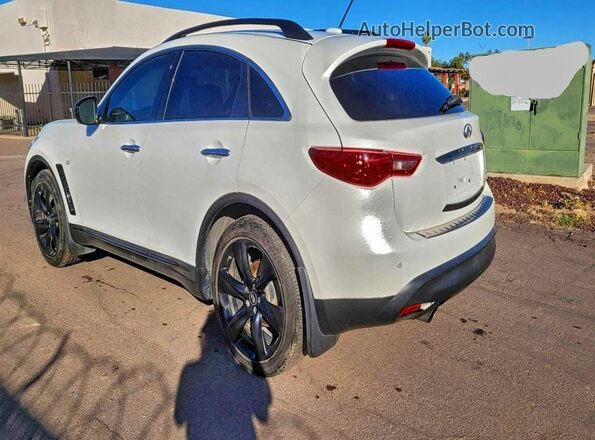 JN8CS1MW2HM411677 2017 INFINITI QX70 White წინა მარჯვენა