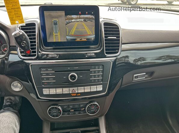 4JGDF7DE2HA962560 2017 MERCEDES-BENZ GLS-CLASS Gray Vista interior trasera