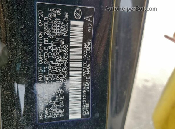 JTHDZ5BC8M5023366 2021 LEXUS RC Black Սալոնի 360 աստիճան տեսք