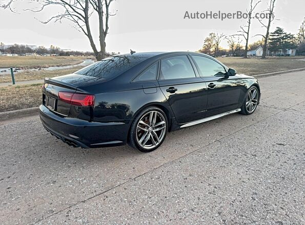 WAUH2AFC9GN146010 2016 AUDI S6 Black Դիմացի տեսք