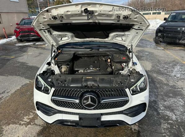 4JGFB4KB8NA788078 2022 MERCEDES-BENZ GLE-CLASS White წინა პანელის ხედი