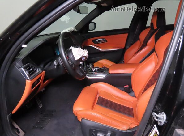 WBS33AY01MFK86175 2021 BMW M3 Black Հետևի նստատեղերի տեսք