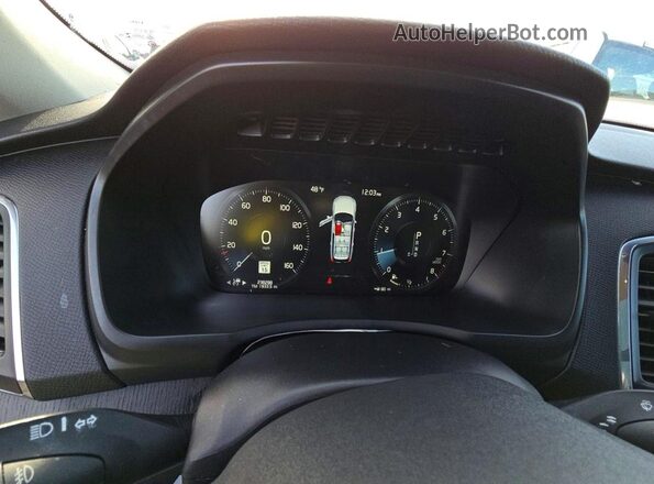 YV4102PK7L1611372 2020 VOLVO XC90 Black ხელსაწყოთა პანელის ხედი