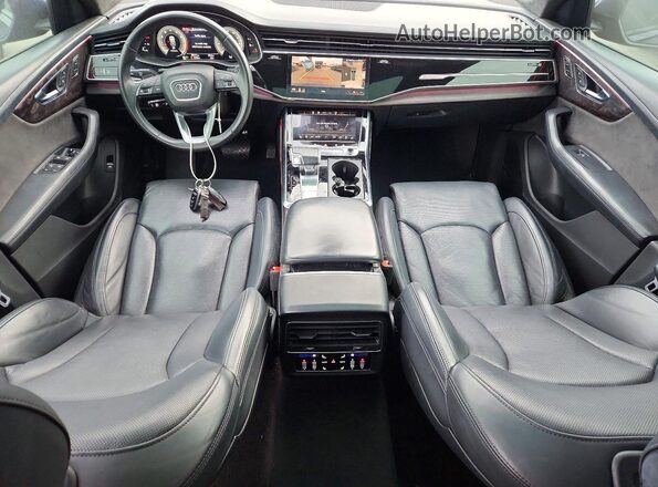 WA1FVAF17MD026251 2021 AUDI Q8 Blue ხელსაწყოთა პანელის ხედი
