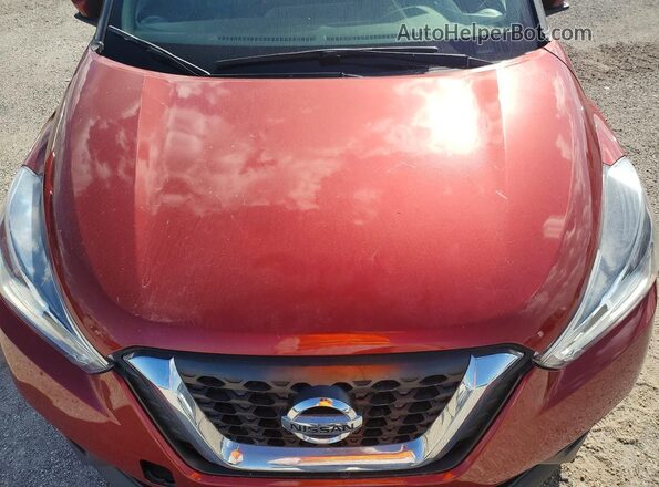 3N1CP5CU6JL538472 2018 NISSAN KICKS Red Engine compartment view