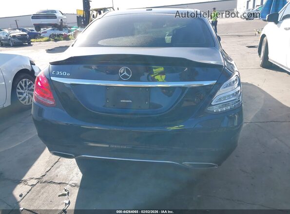 55SWF4HB2JU237709 2018 MERCEDES-BENZ C 350E Dark Blue 